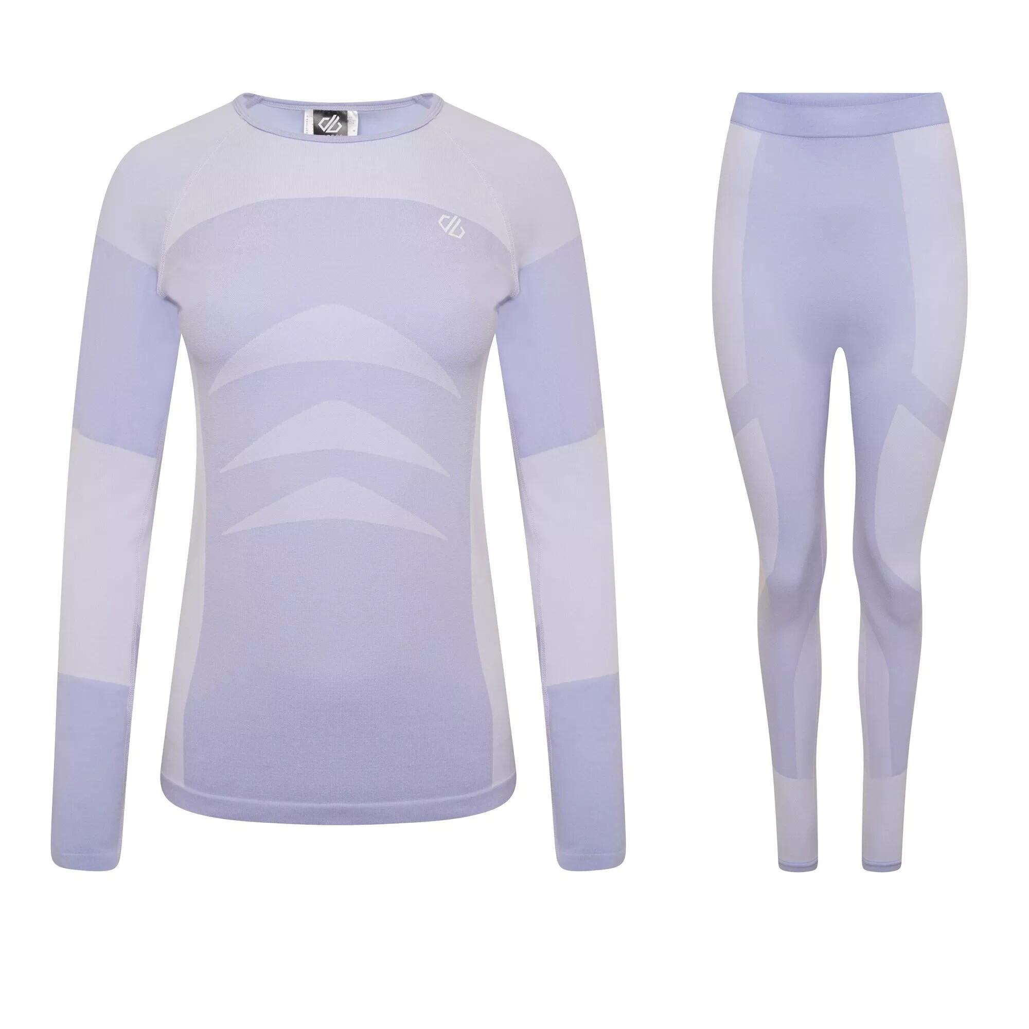 Womens/Ladies In The Zone Performance Base Layer Set (Wild Violet) 1/5