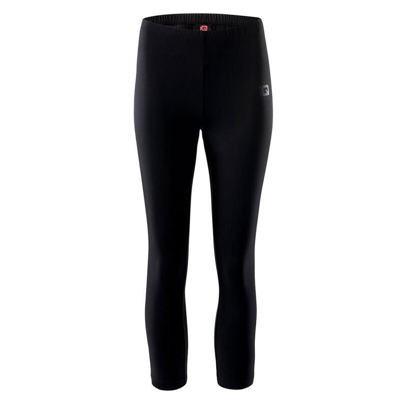 Dames Zijde 3/4 Legging (Zwart)