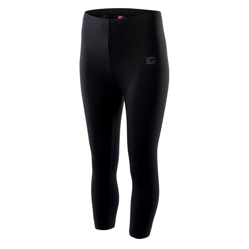 Leggings 3/4 Silky Mulher Preto