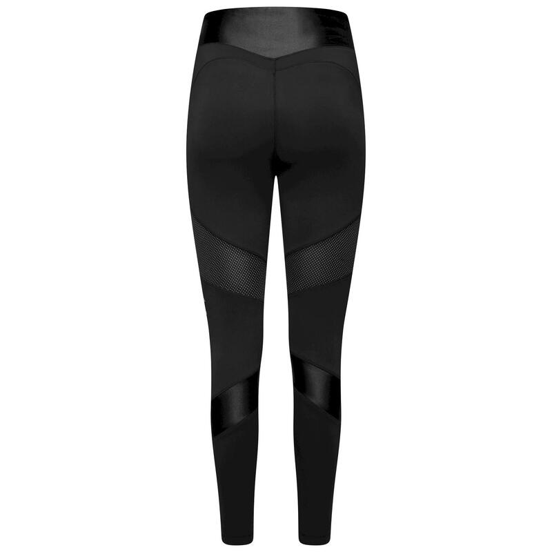 Dames Born To Shine gerecycleerde lichtgewicht legging (Zwart)