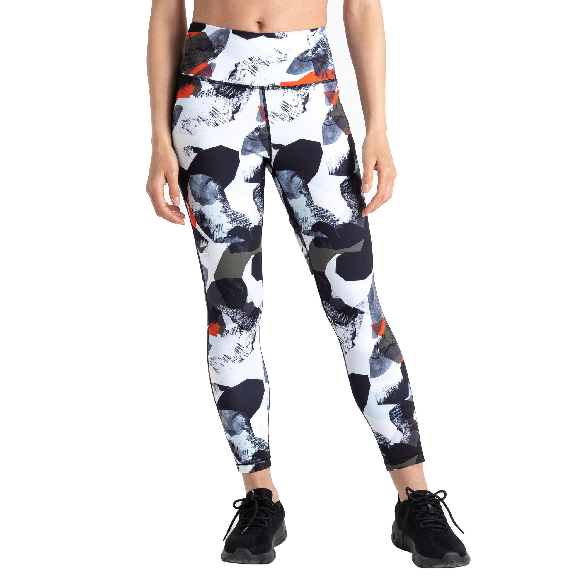Womens/Ladies Influential Abstract Leggings (Lichen Green) 1/5