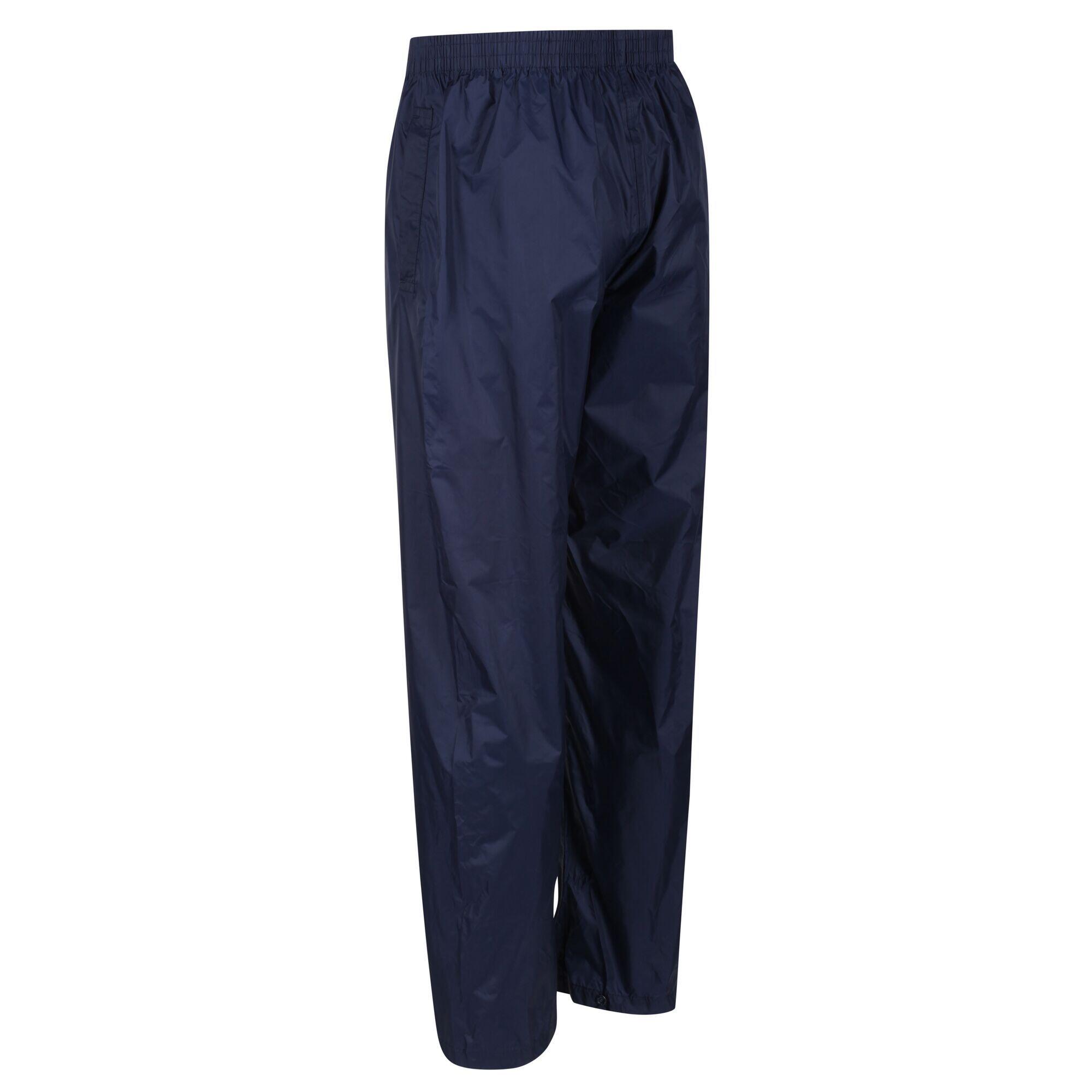 Great Outdoors Mens Classic Pack It Waterproof Overtrousers (Navy) 2/5