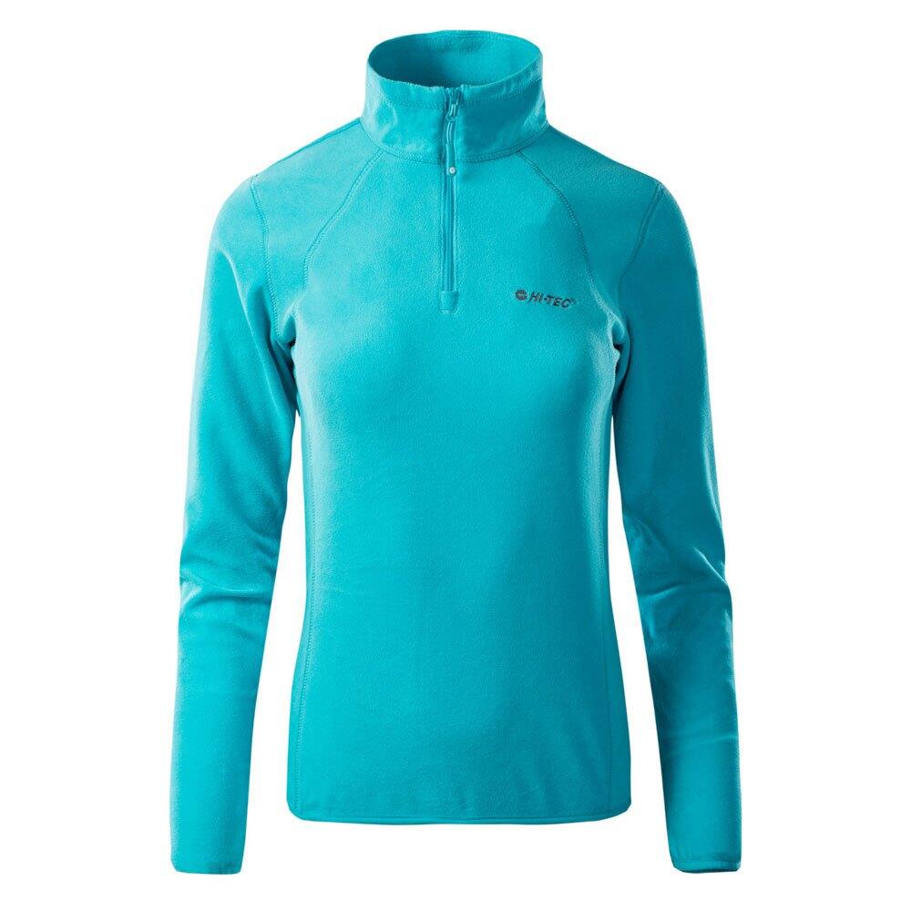 Women's DAMIS fleece top (Atoll blue)