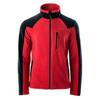 Heren Monar Full Zip Fleecejack (Donkerrood/zwart)