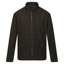 Heren Edley Marl Full Zip Fleecejack (Donkere Khaki)