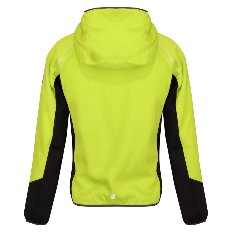 Veste polaire PRENTON Enfant (Vert kaki clair / Gris foncé)