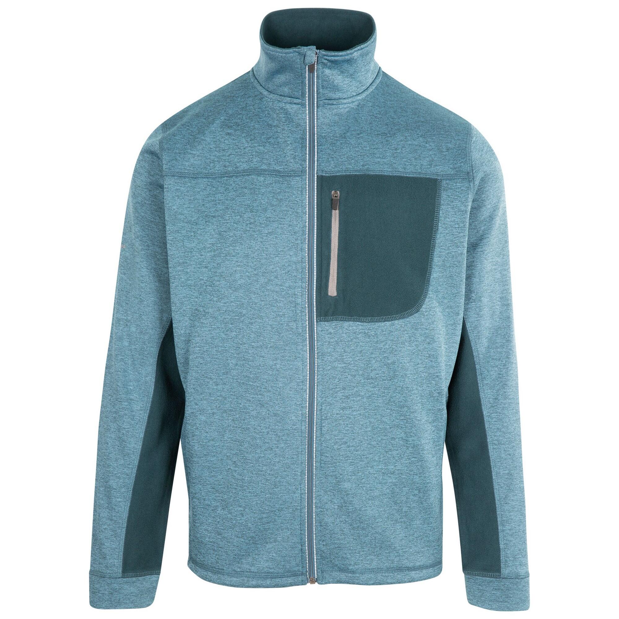 RADNAGE Men's Fleece Jacket (Blue / Grey)