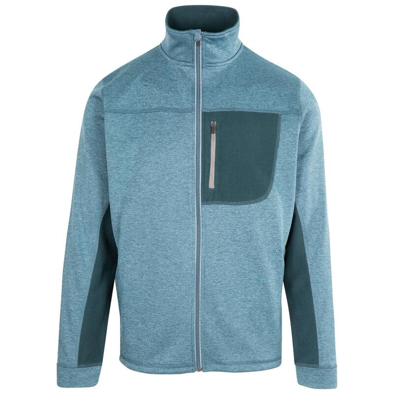 Forro Polar Radnage de Jaspeada para Hombre Azul, Gris