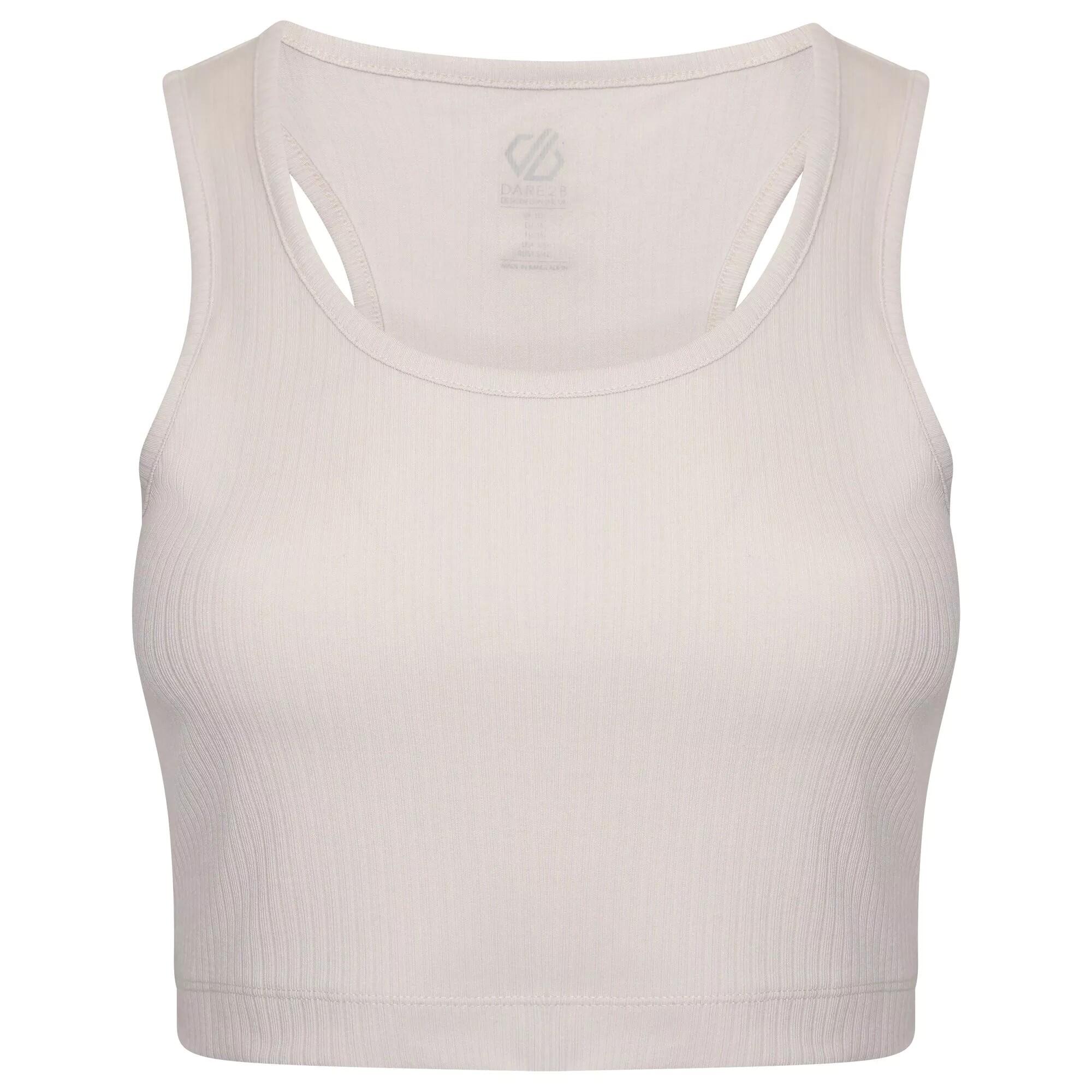 DARE 2B Womens/Ladies Lounge About Crop Top (Barley White)