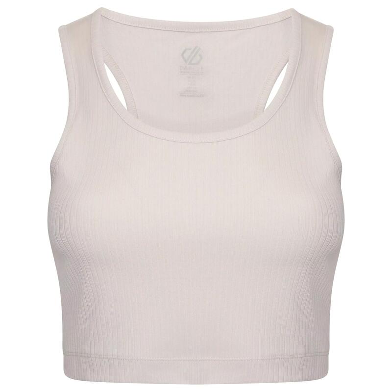 Top Crop Lounge About para Mujer Blanco Barley