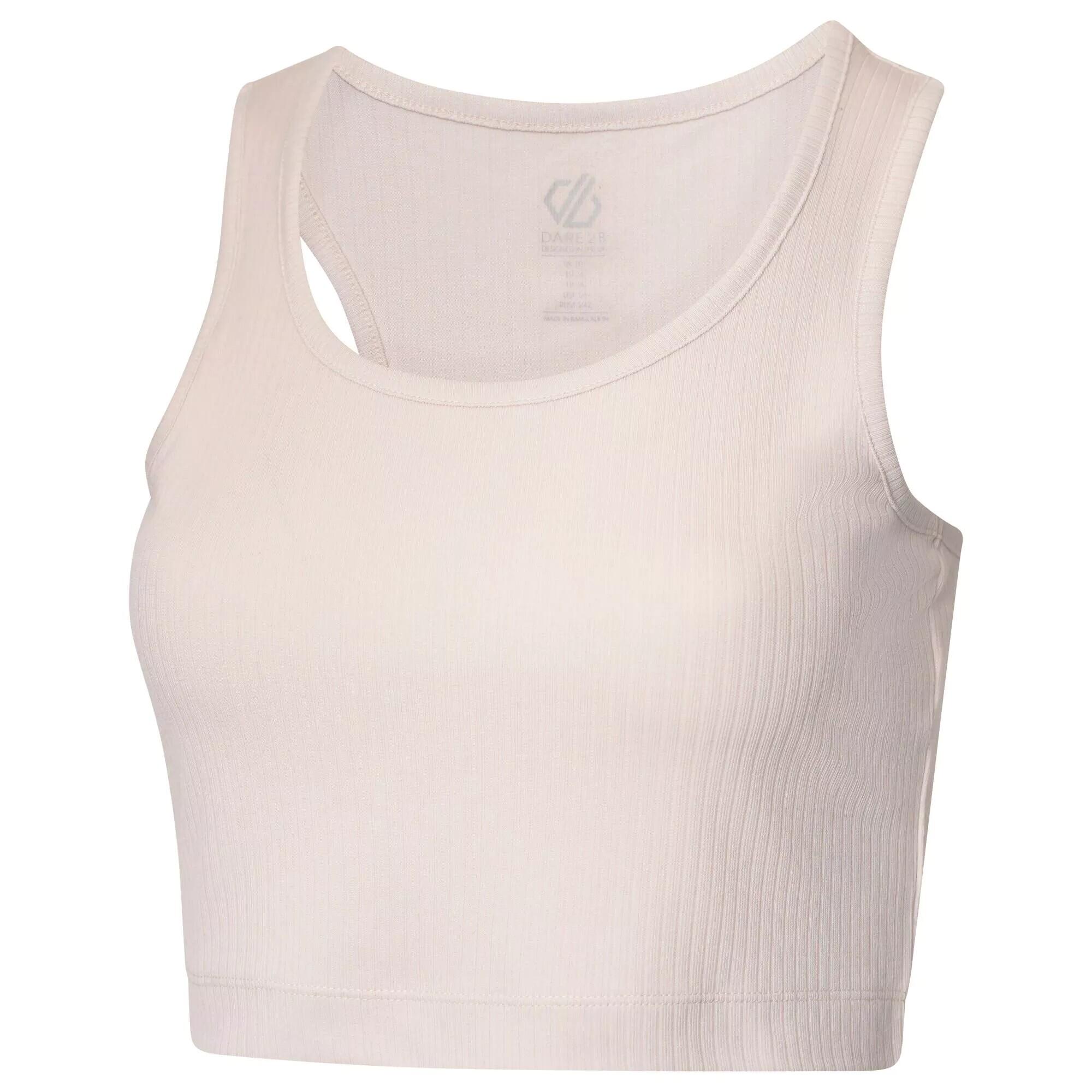 Womens/Ladies Lounge About Crop Top (Barley White) 3/5