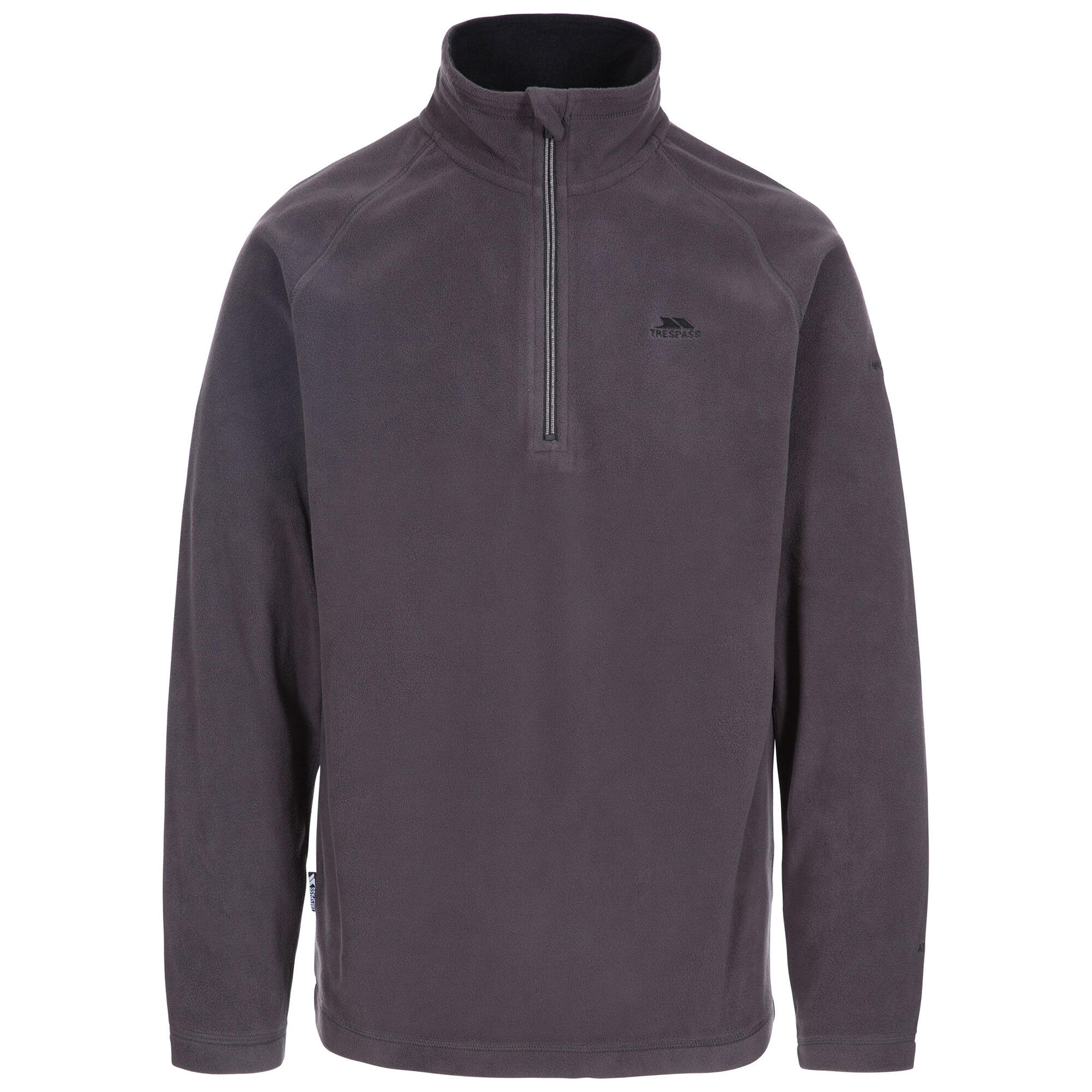TRESPASS Mens Blackford Microfleece (Dark Grey)