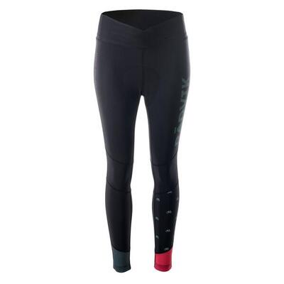 Pantacollant Ciclismo Donna Radvik Rig Nero Opale Rosso