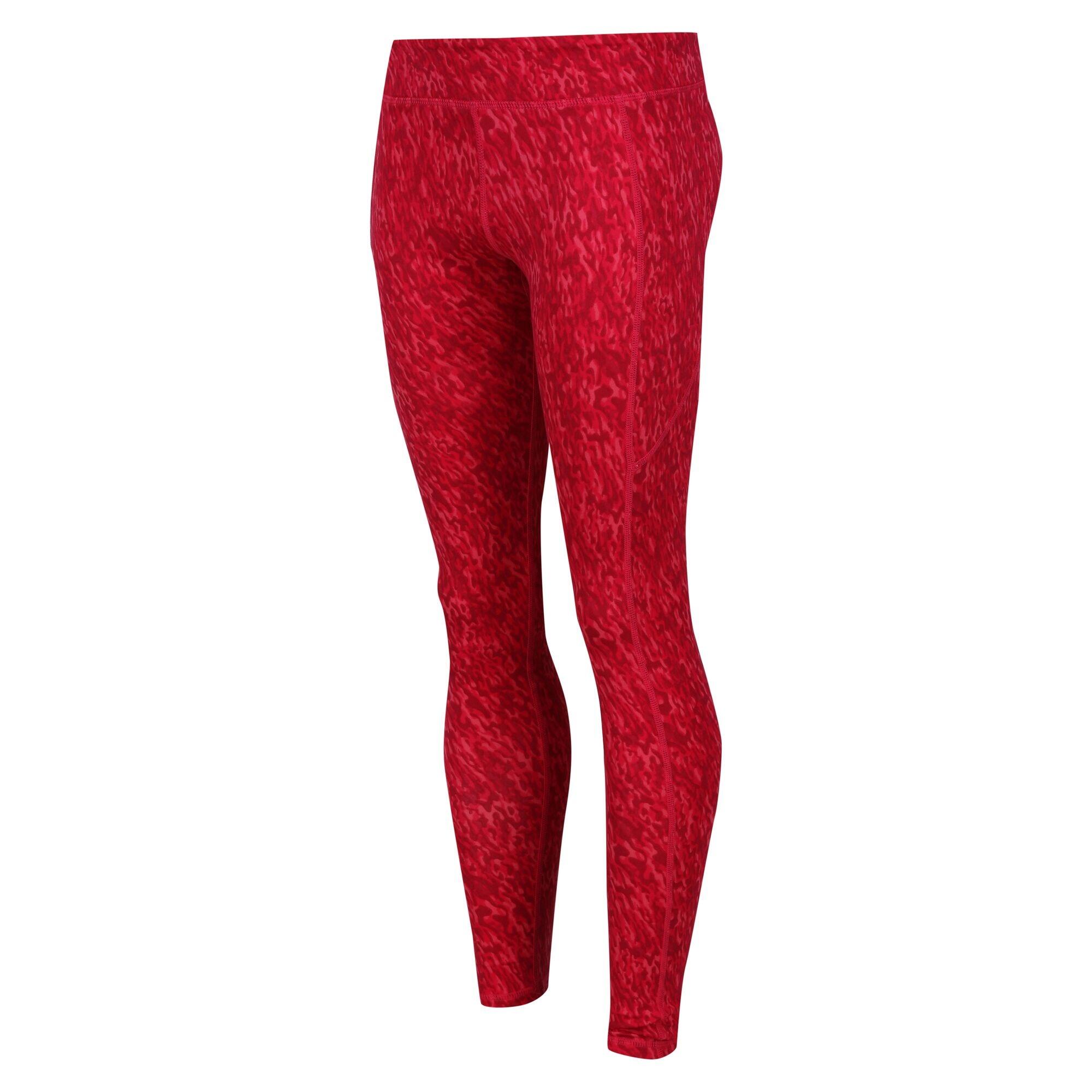 Childrens/Kids Atkin II Abstract Leggings (Pink Potion) 4/5