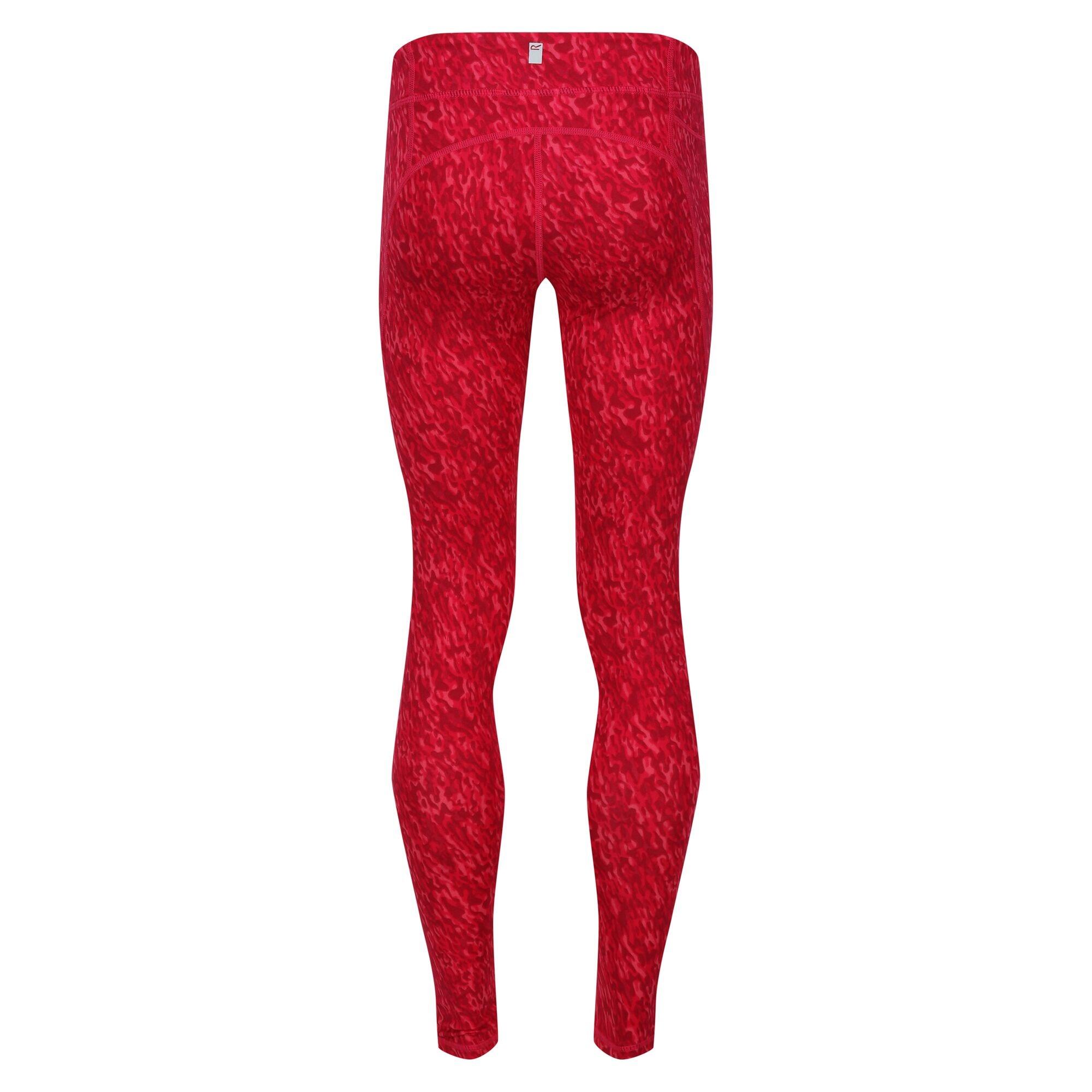 Childrens/Kids Atkin II Abstract Leggings (Pink Potion) 2/5