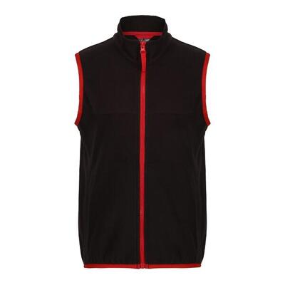 Microfleece bodywarmer voor kinderen/kinderen (zwart)