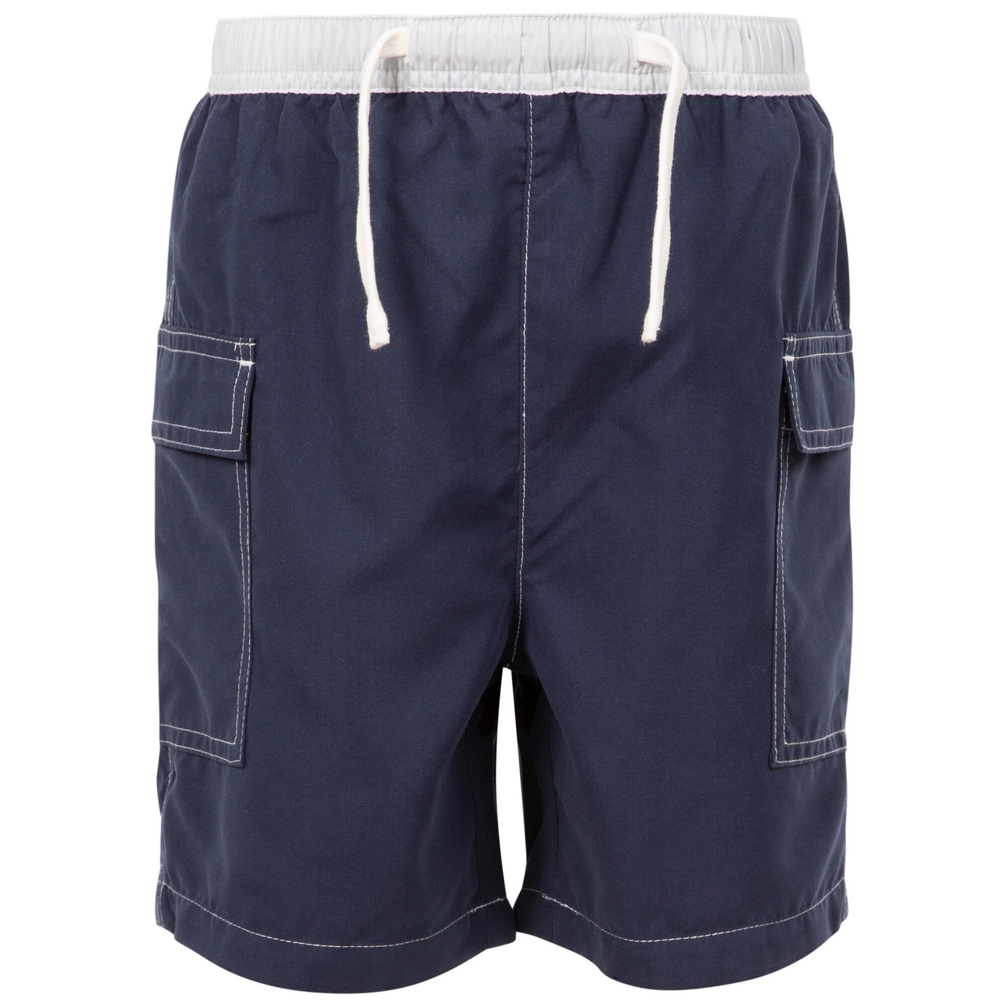 Trespass - Short De Bain Depths Enfant (bleu Marine) - Boardshort - Bleu - Decathlon