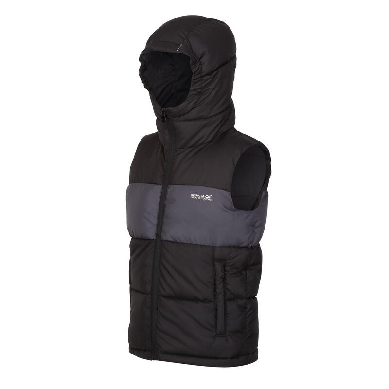 Kinder/Kinder Lofthouse zwaargewicht bodywarmer (Zwart/Seal Grey)