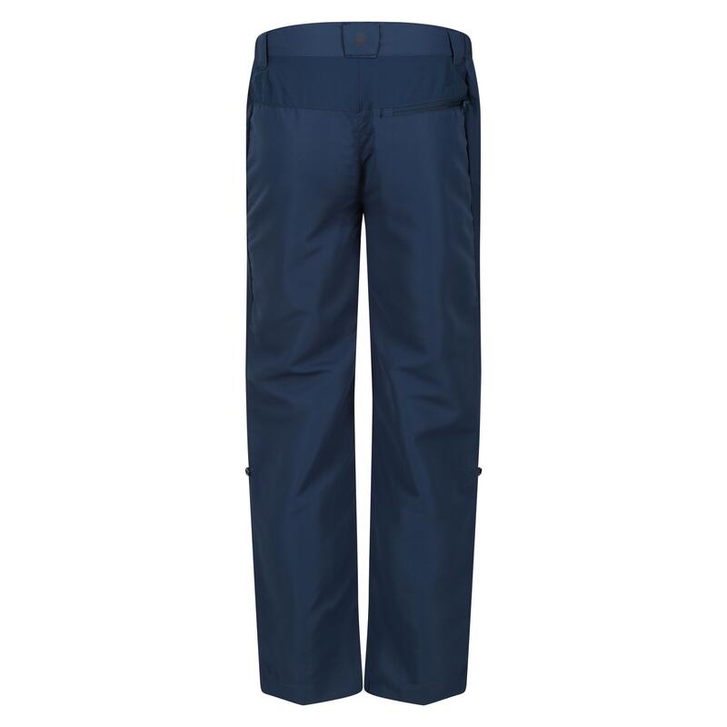 Pantaloni Da Trekking Bambini Regatta Sorcer VI Blue Wing