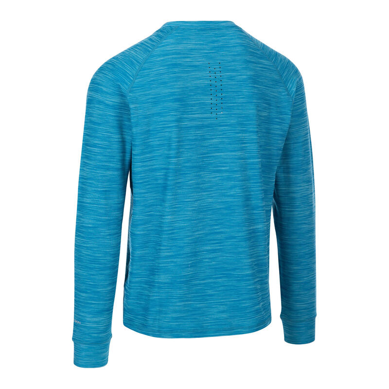 Heren Callum DLX TShirt met lange mouwen (Bondi Blauw Marl)