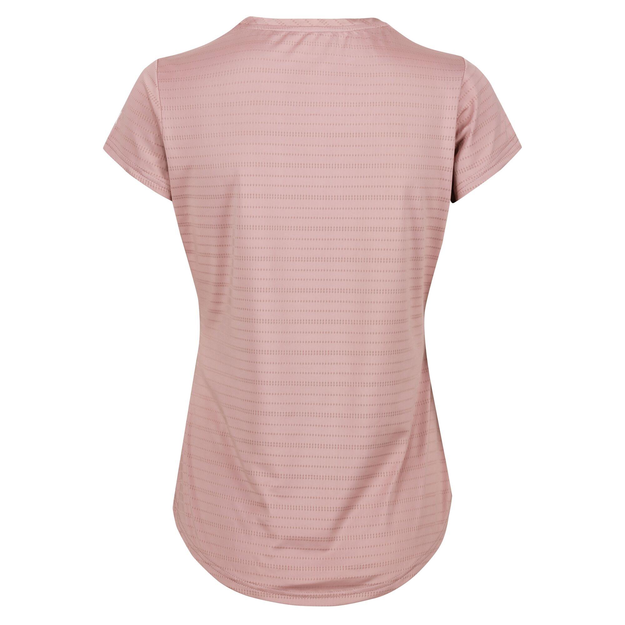 Womens/Ladies Limonite VI Active TShirt (Dusky Rose) 3/5