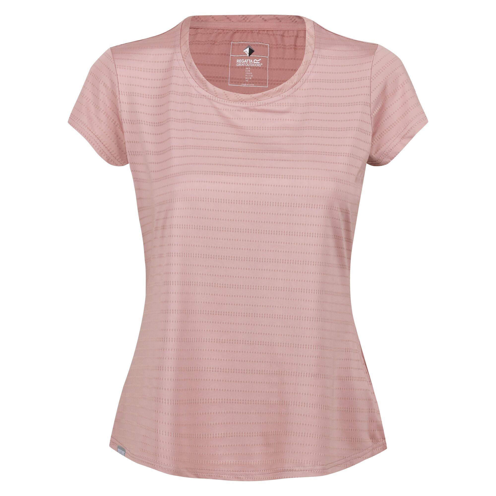 Womens/Ladies Limonite VI Active TShirt (Dusky Rose) 1/5