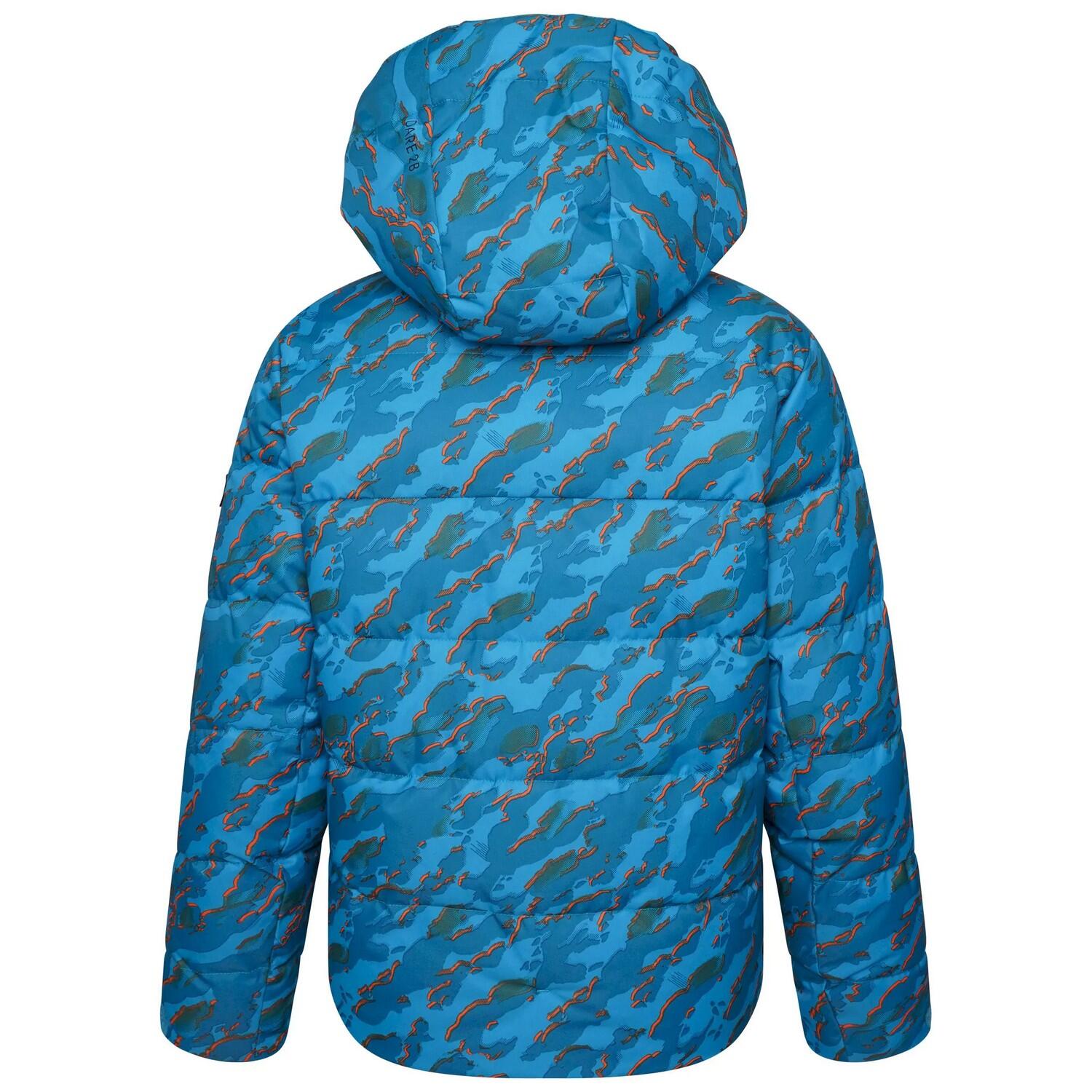 Boys All About Camo Ski Jacket (Fjord Blue) 2/5