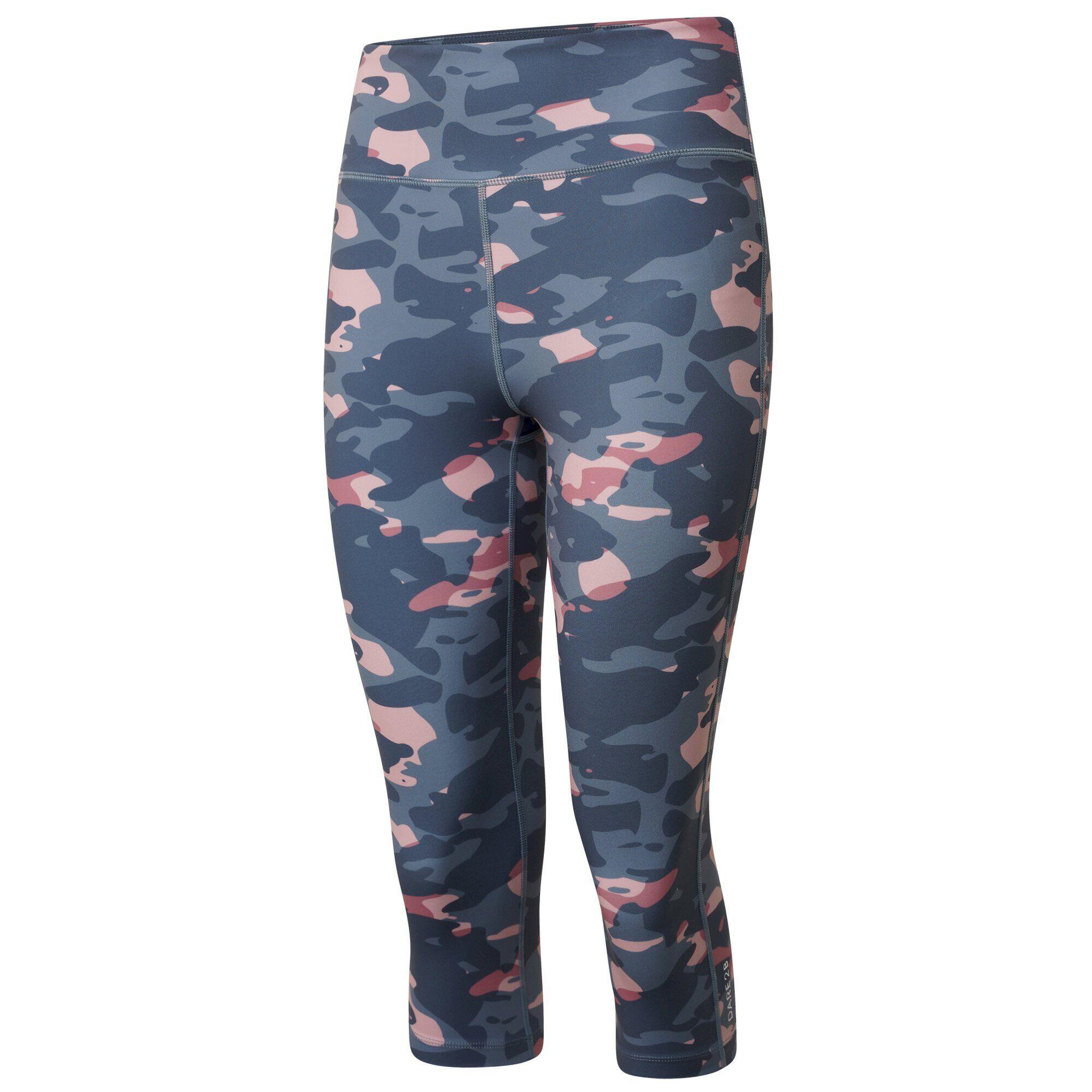 Womens/Ladies Influential Leggings (Powder Pink Camo) 3/5