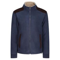 Heren Faversham Full Zip Fleece Jas (Marine)