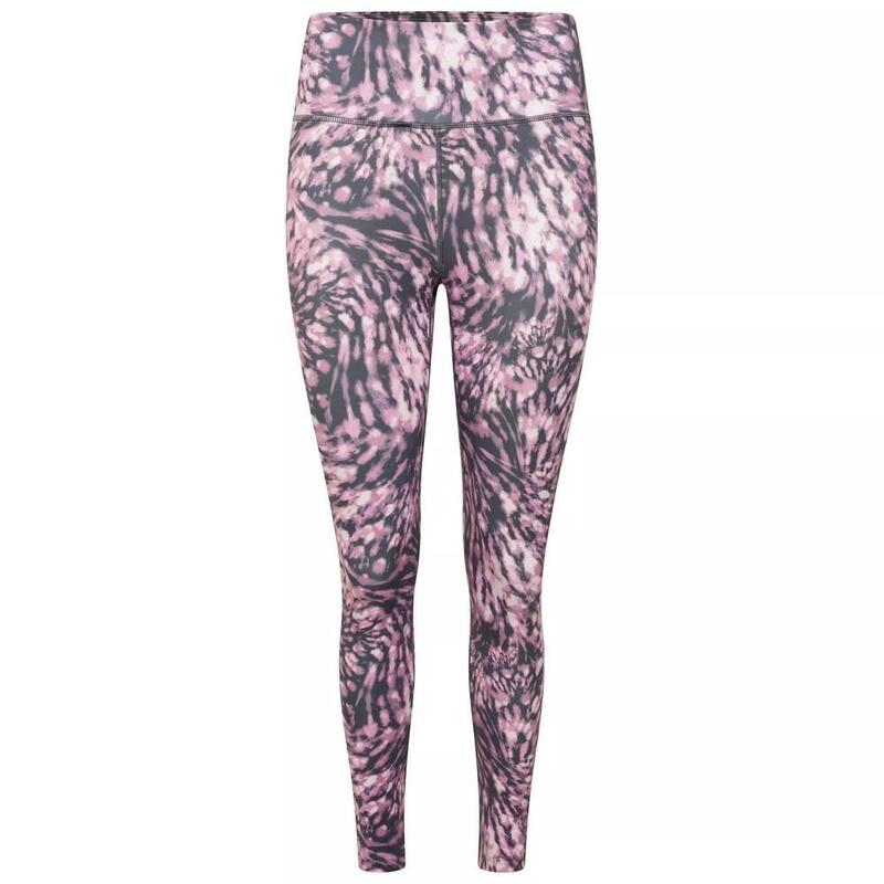 Dames Invloedrijke Tie Dye Gerecycleerde Legging (Stoffig lavendel)