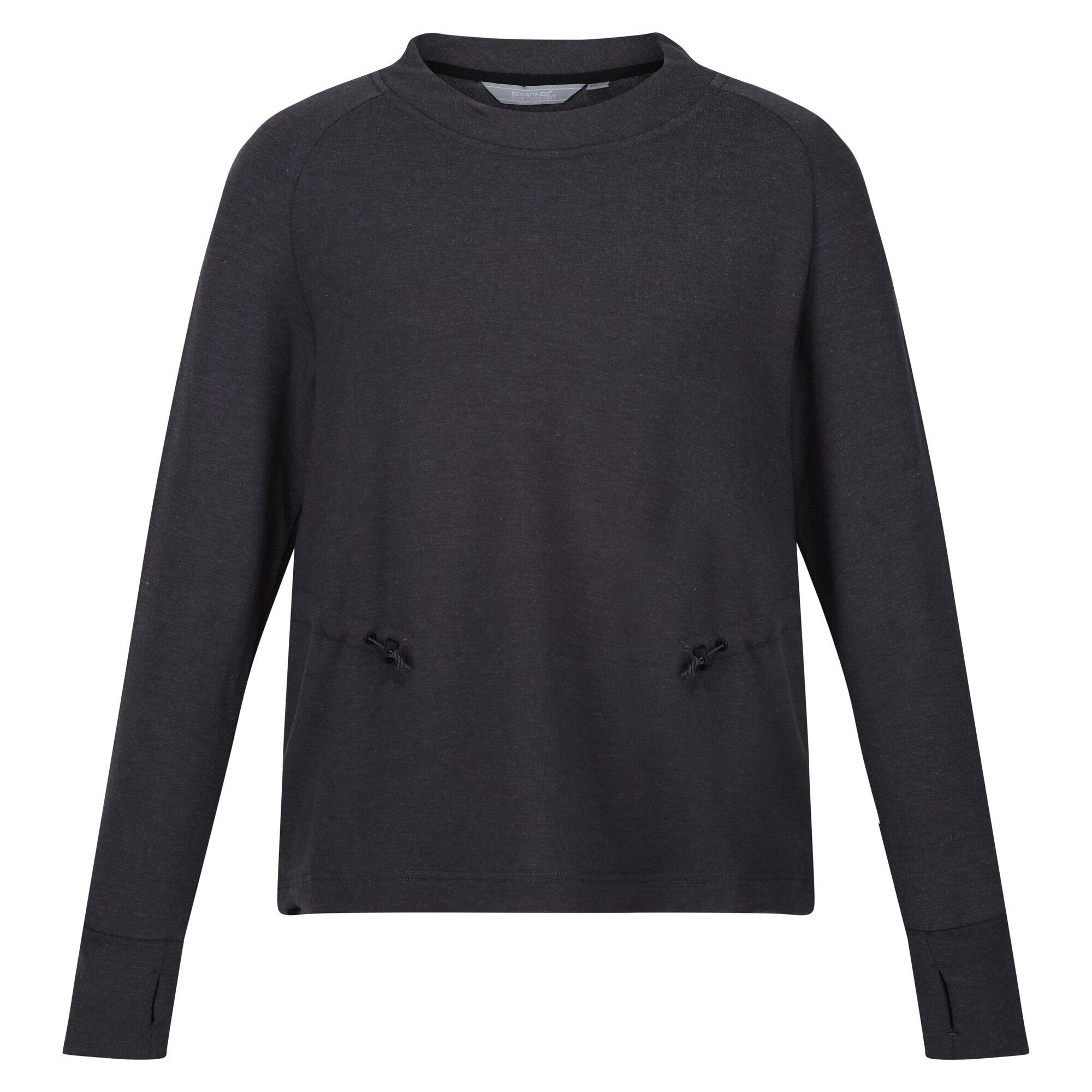 Womens/Ladies Narine Marl Sweatshirt (Seal Grey) 1/5