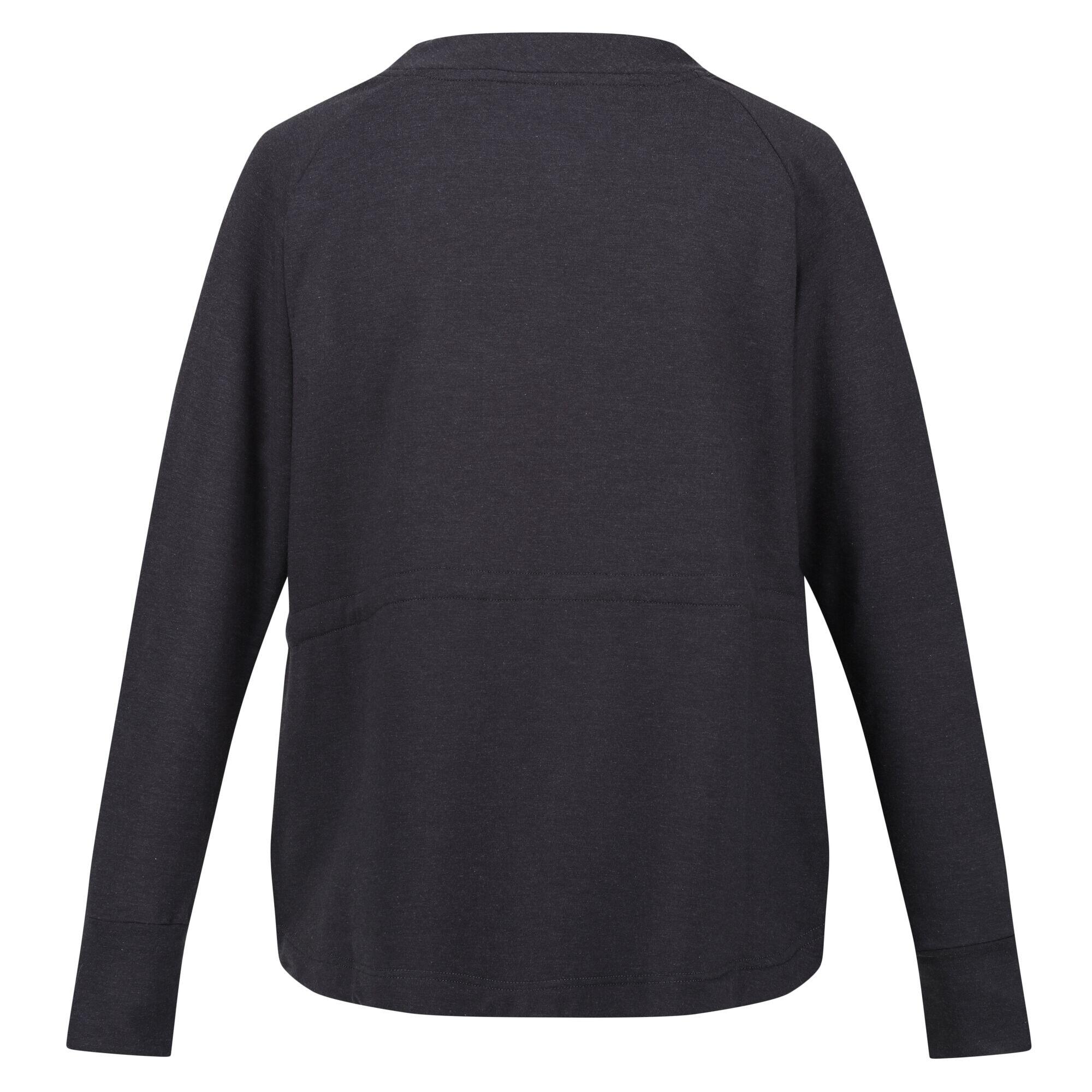 Womens/Ladies Narine Marl Sweatshirt (Seal Grey) 2/5