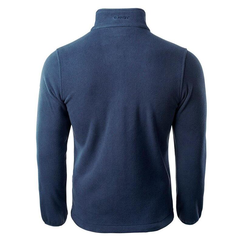 Jacheta Polar Drumeții Pe Zăpadă Hi-Tec Henis Logo Bărbați
