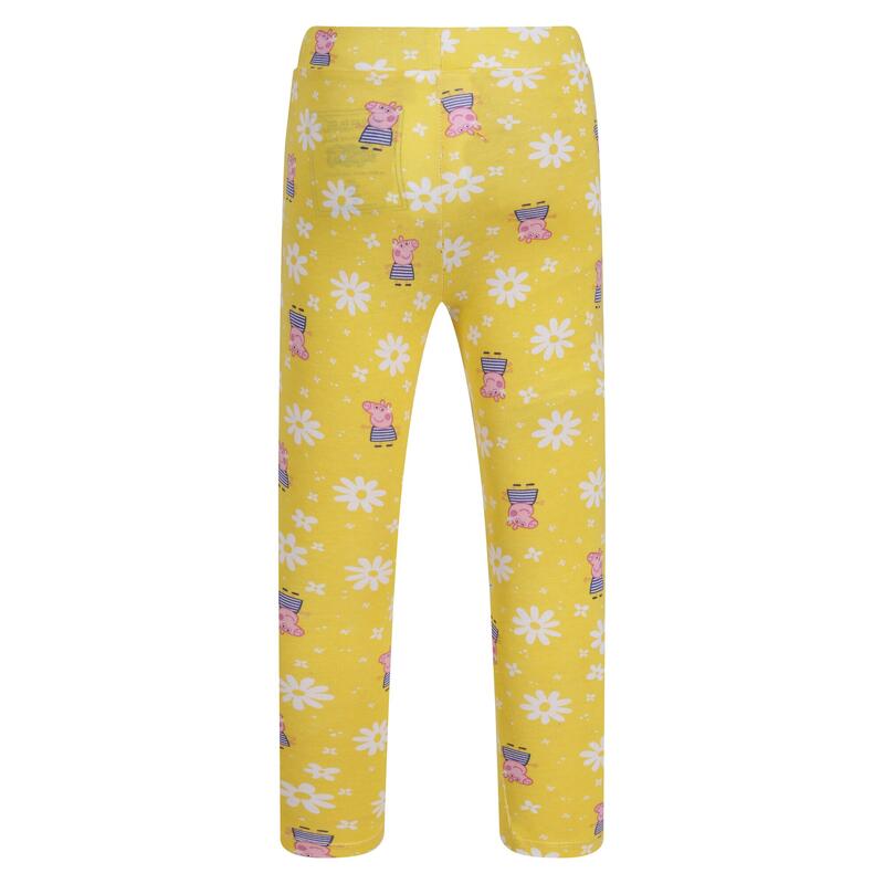 Gyermekek/gyerekek nyomtatott Peppa Pig Leggings (2 darabos csomag)