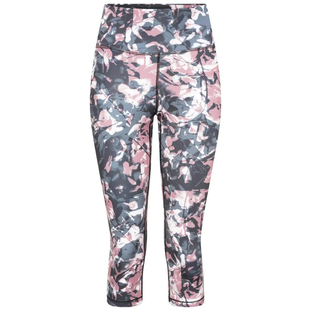 Womens/Ladies Influential Recycled Floral 3/4 Leggings (Mesa Rose) 1/5