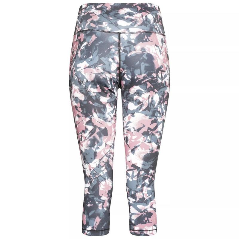 Leggings 3/4 Influential Diseño Floral para Mujer Rosa Meseta