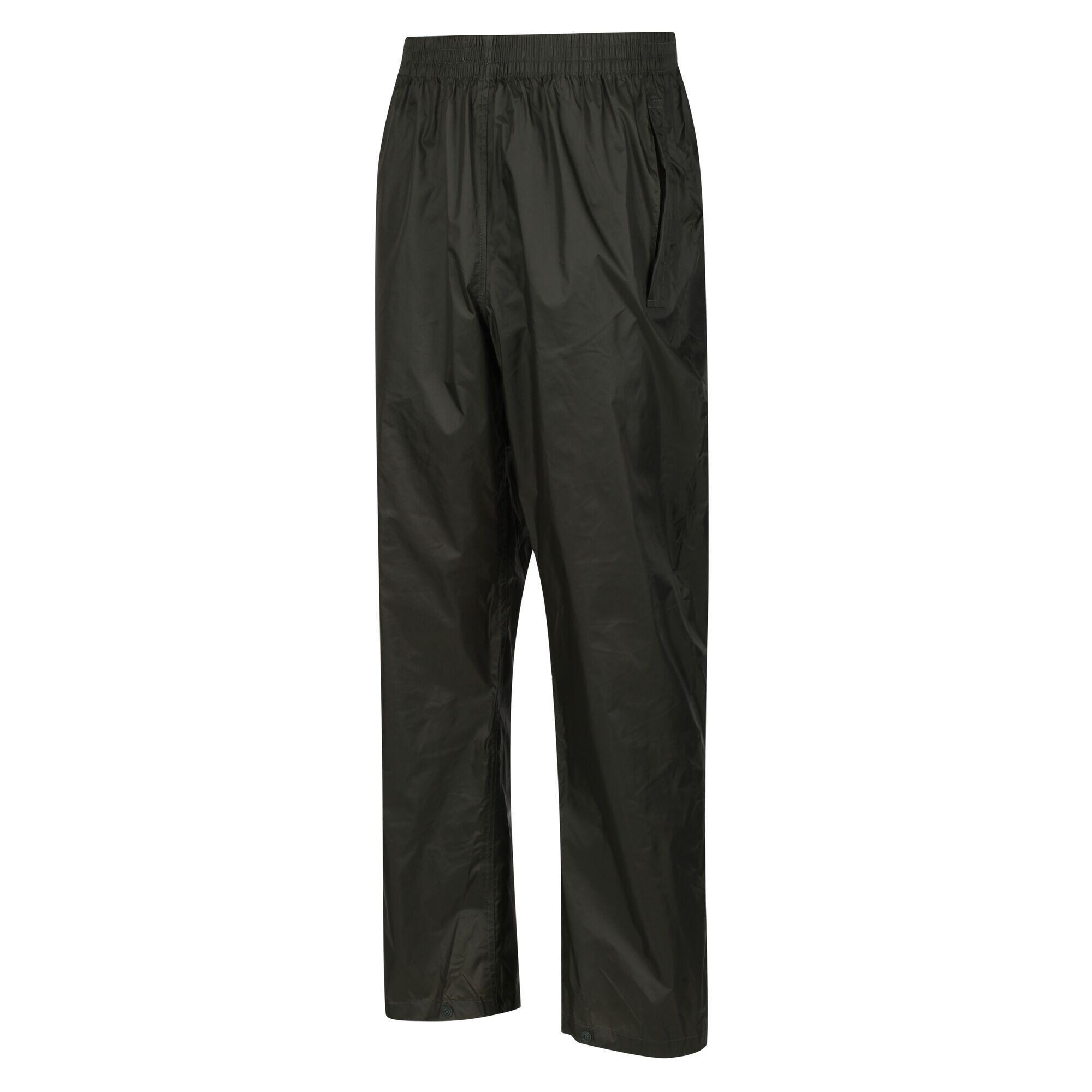 Great Outdoors Mens Classic Pack It Waterproof Overtrousers (Bayleaf) 4/5