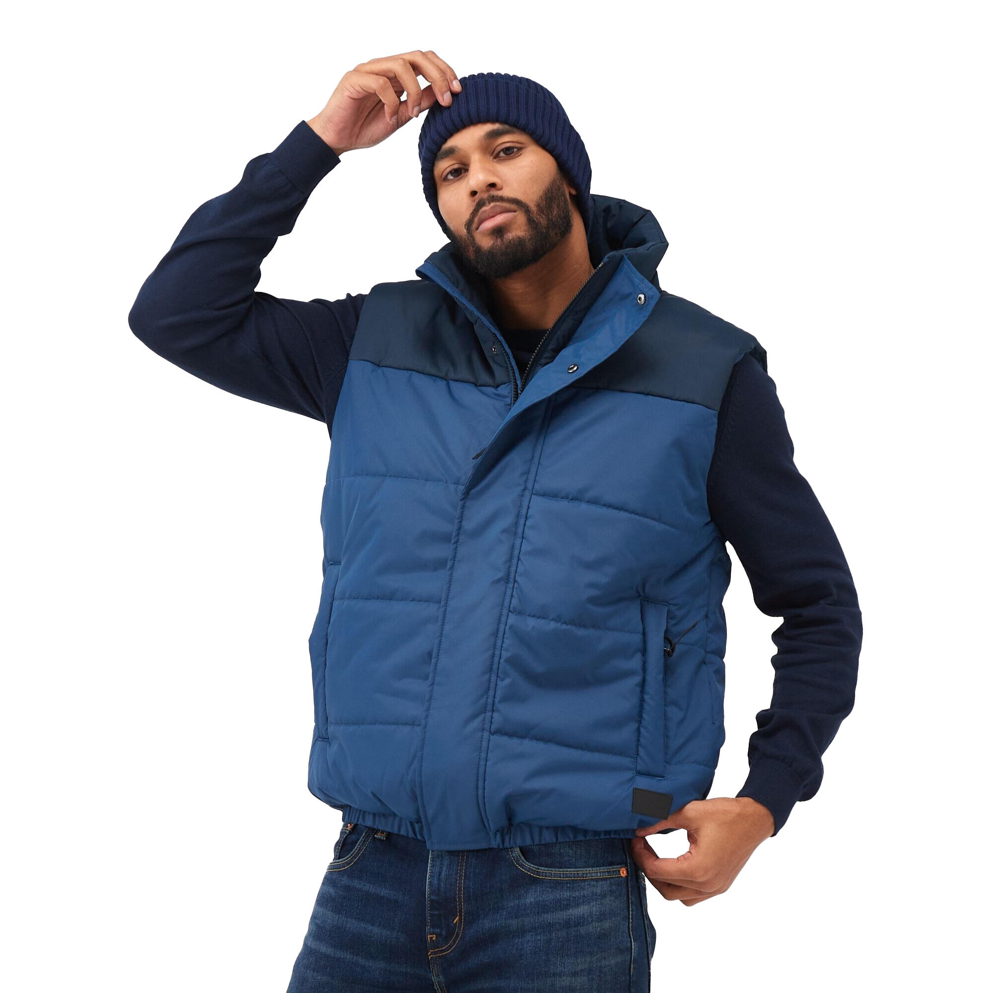 Uomo Giacca senza maniche HAWFINCH (blu ammiraglio / blu navy)