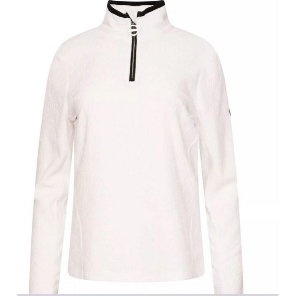 DARE 2B Womens/Ladies Half Zip LongSleeved Fleece Top (White)