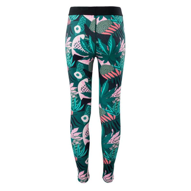 Meisjes Legging met Jungleprint (Groen/Zwart/Roze)