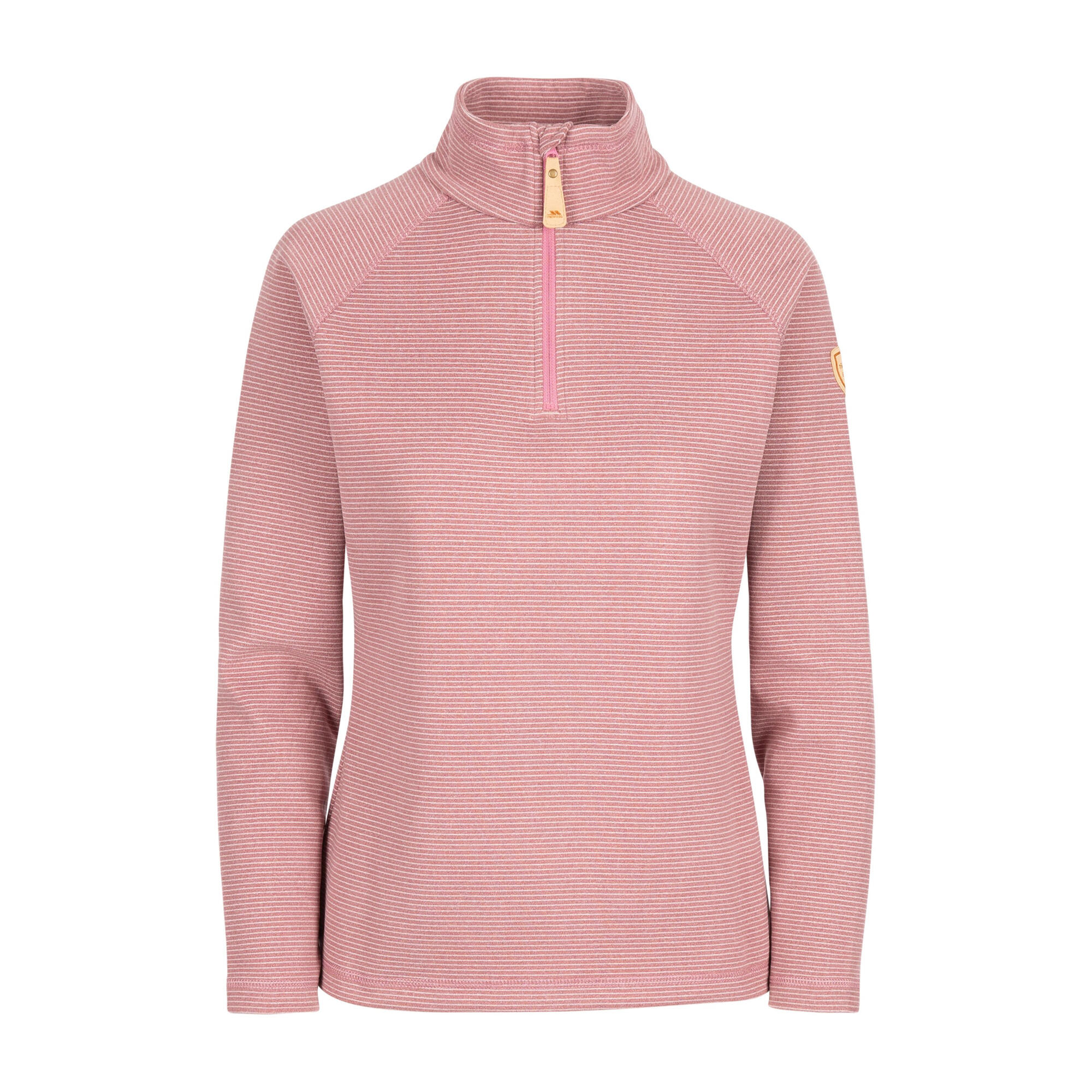 Women's OLGA fleece top (Chiné Pink)