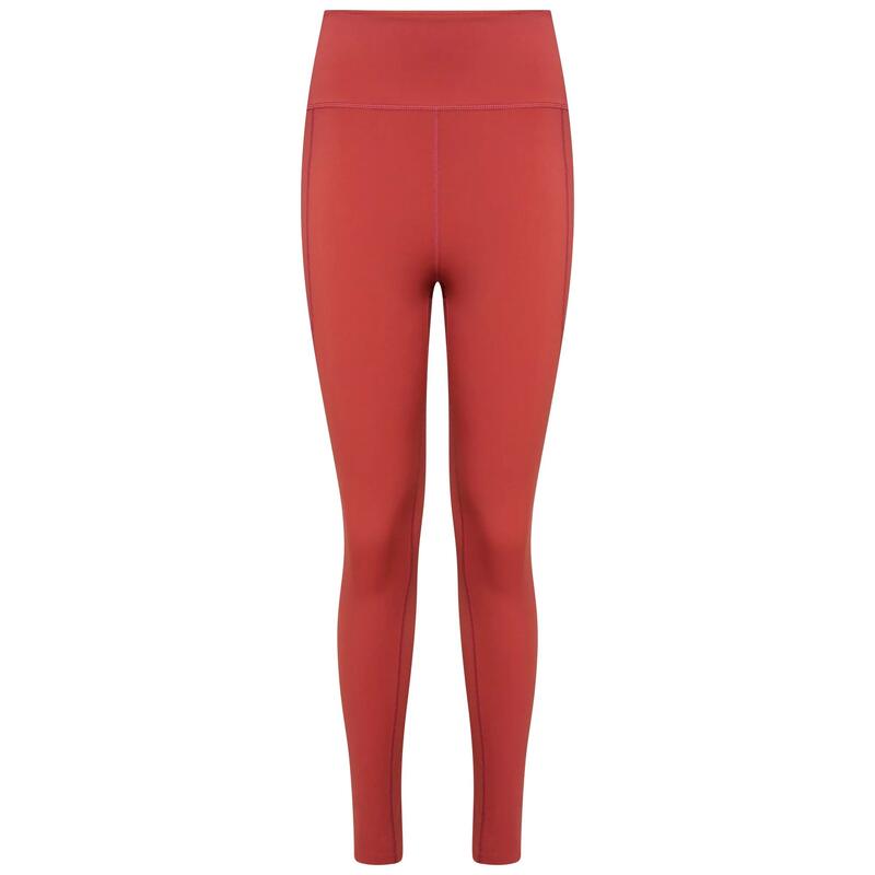 Dames Power High Waist Leggings (Aarde roos)