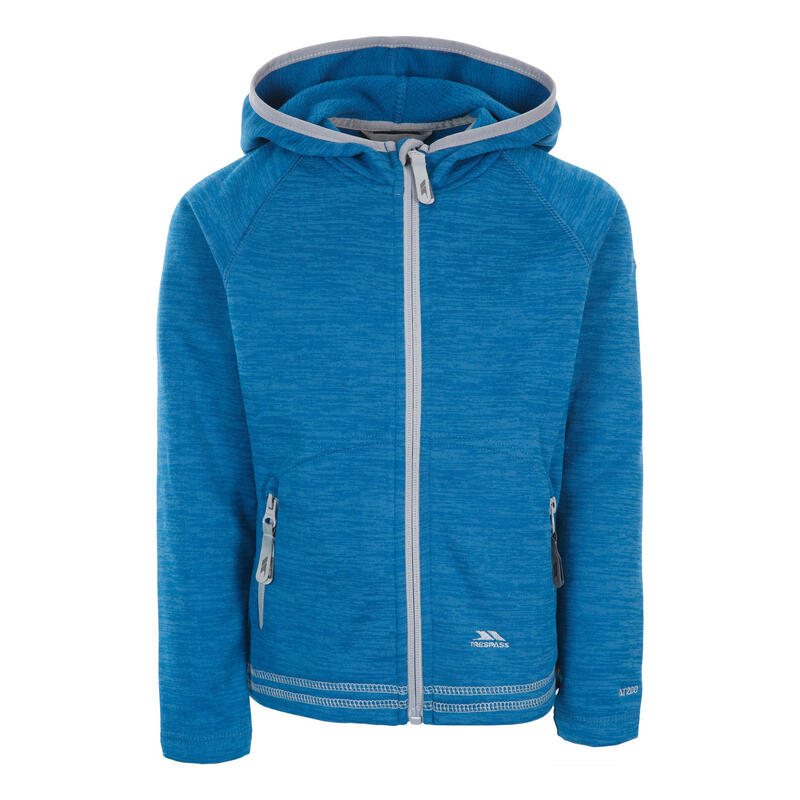 Childrens Girls Goodness Full Zip Hooded Fleece Jacket (Kosmisch Blauw)