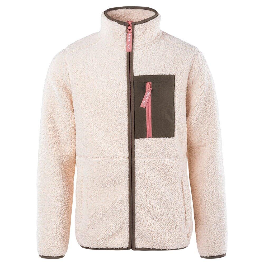 ELBRUS Meisjes Emilia Fleece Jas (Maan/leeuwenbek/Ash Rose)