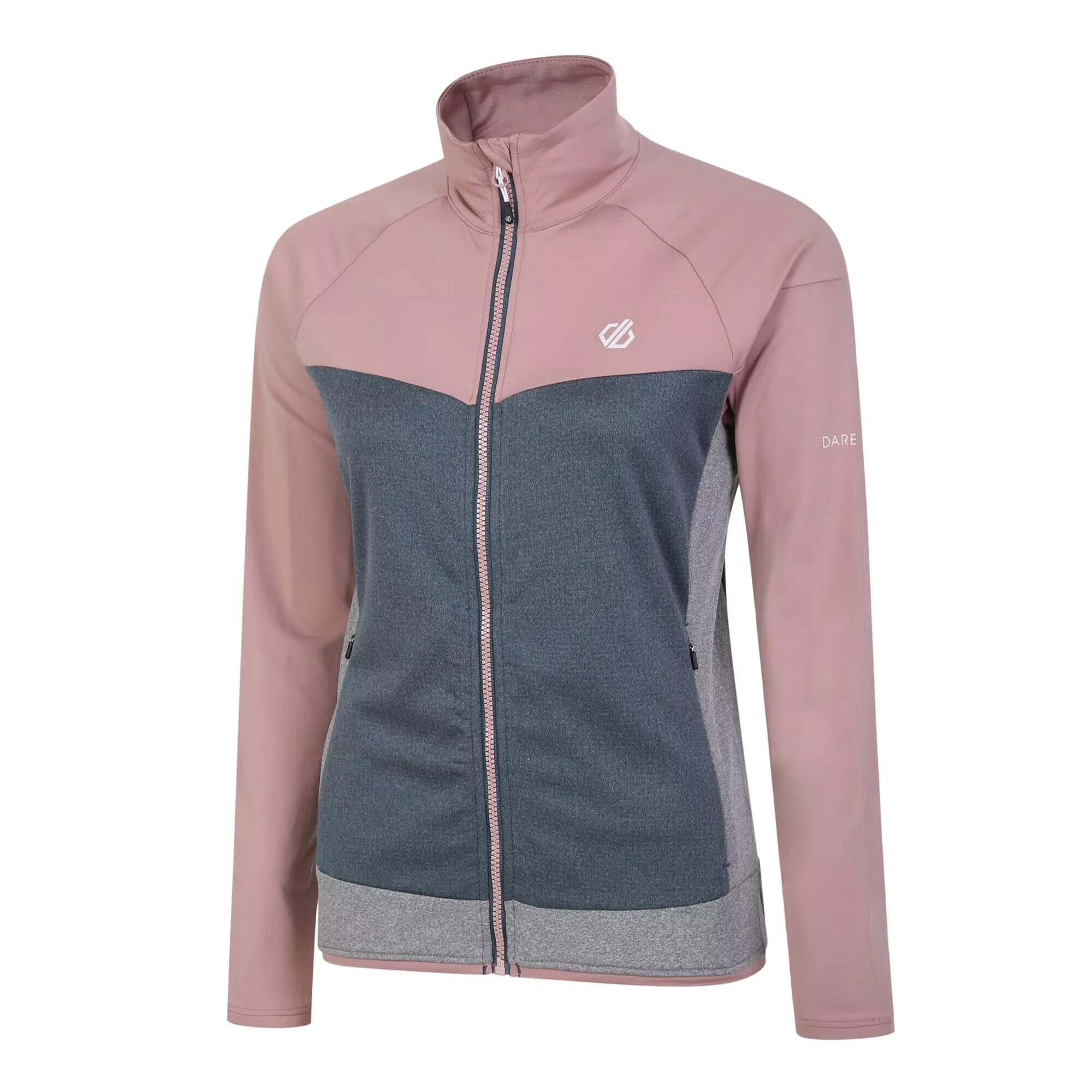 Casaco Reciclado Core Stretch Elation II Mulher (Cinzento Orion / Rosa-Pálido 3/4