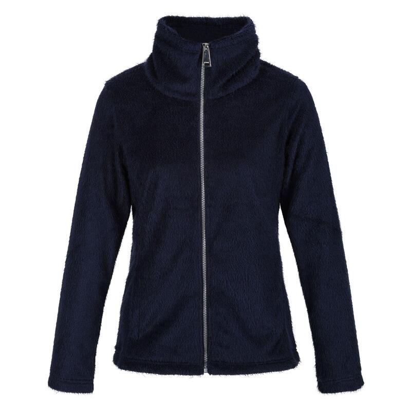 "Heloise" Fleecejacke Durchgehender Reißverschluss für Damen Marineblau