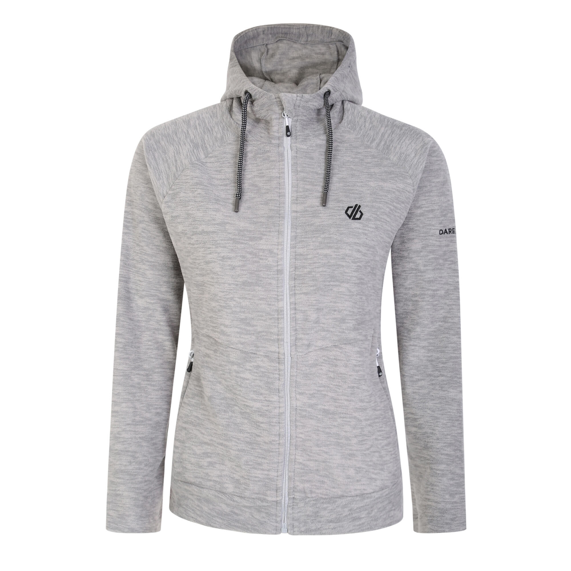 DARE 2B Womens/Ladies Out & Out Marl Full Zip Fleece Jacket (Ash Grey)