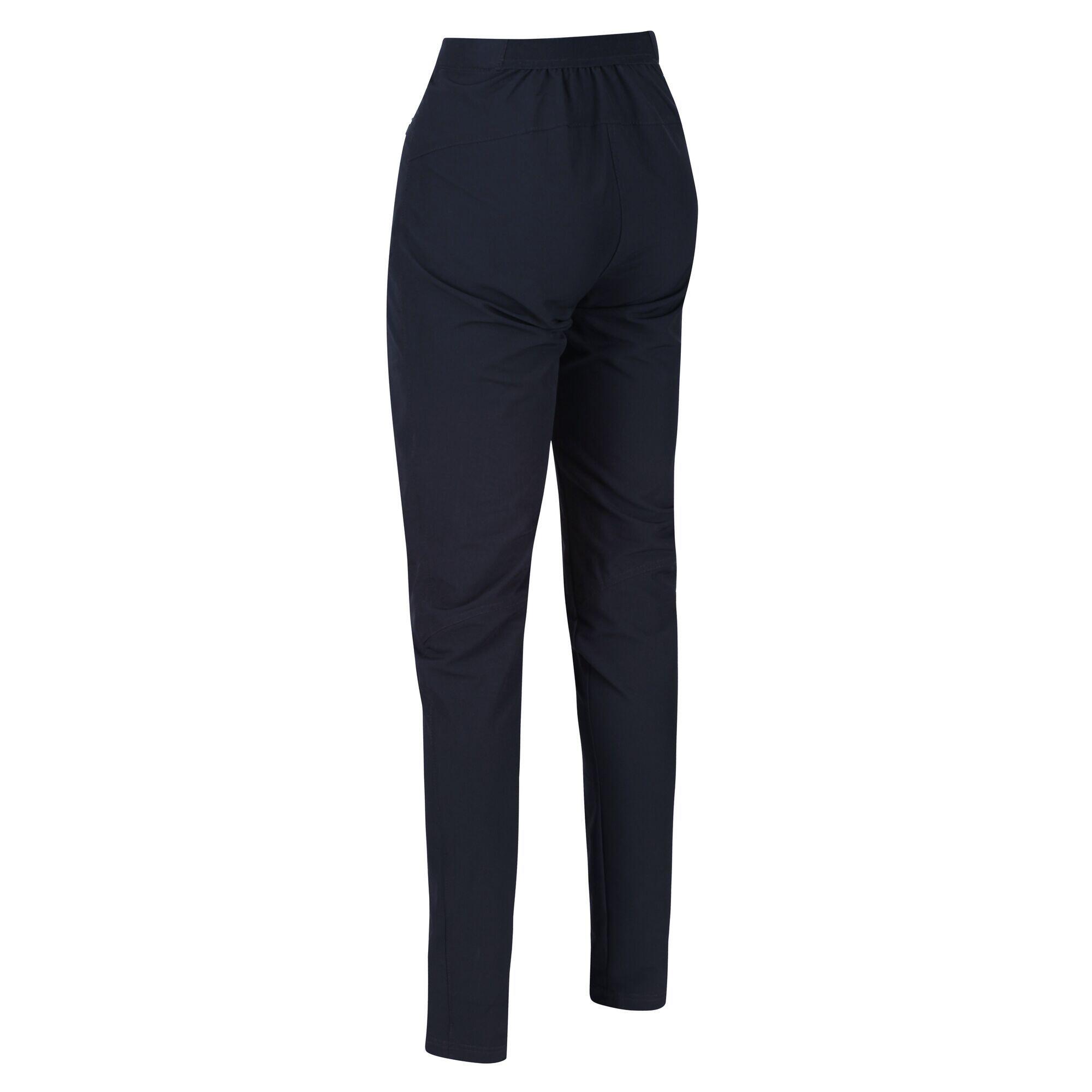 Womens/Ladies Pentre Stretch Trousers (Navy) 2/5