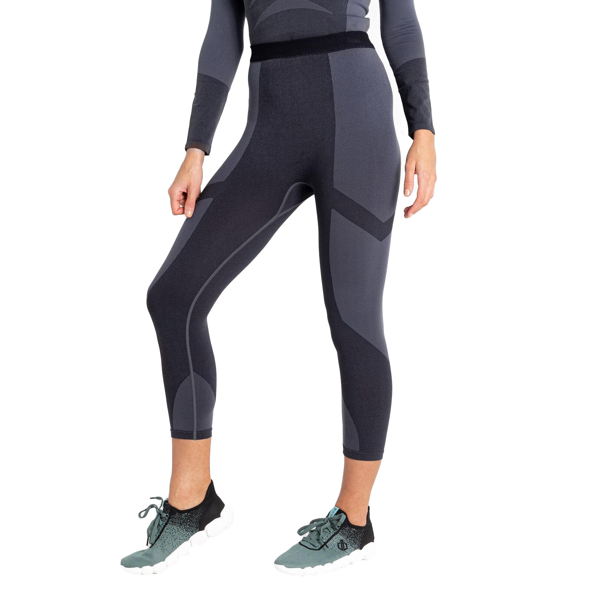 DARE 2B Womens/Ladies In The Zone Contrast 3/4 Leggings (Black)