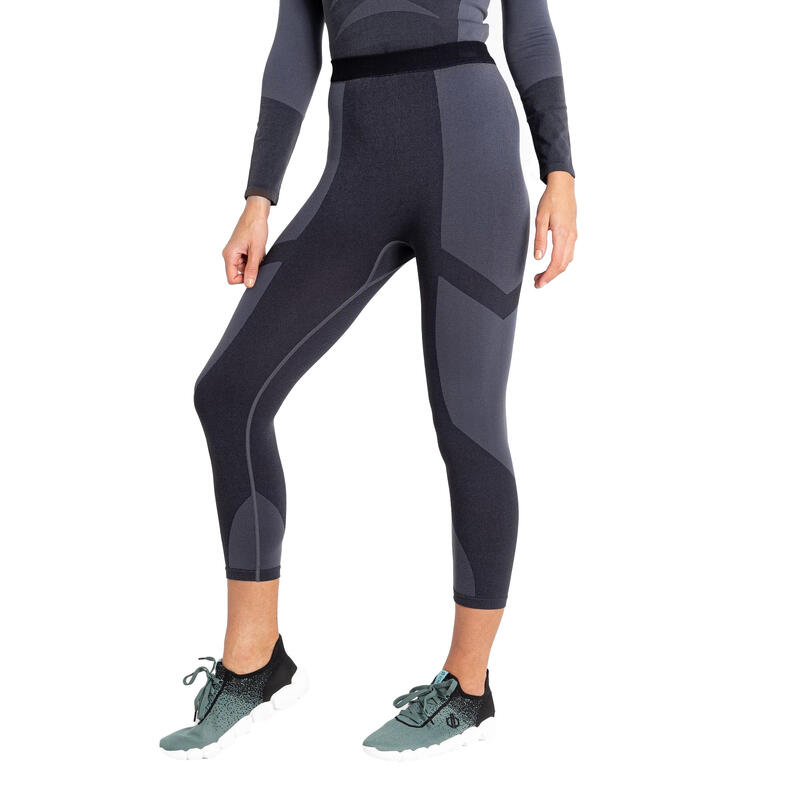 Dames In The Zone Contrast 3/4 Legging (Zwart)